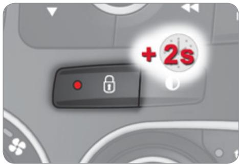 CITROEN C4 2 2011 - Activation / Neutralisation - 1
