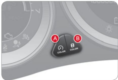 CITROEN C4 2 2011 - Personnalisation des couleurs au combiné - 1