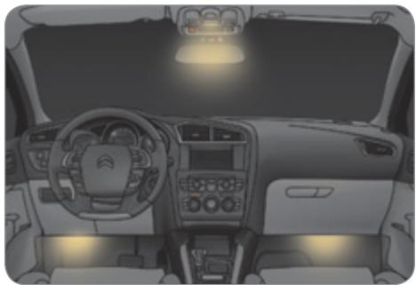 CITROEN C4 2 2011 - ÉCLAIRAGE D'ACCUEIL - 2