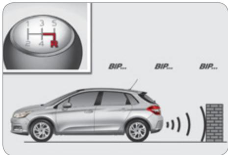 CITROEN C4 2 2011 - Aide au stationnement arrière - 1