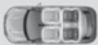 CITROEN C4 2 2011 - EMPLACEMENT DES SIÈGES ENFANTS ATTACHÉS AVEC LA CEINTURE DE SÉCURITÉ - 2