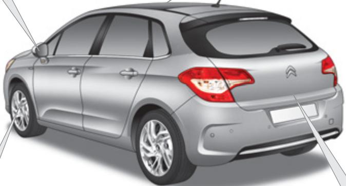 CITROEN C4 2 2011 - Surveillance des angles morts - 1