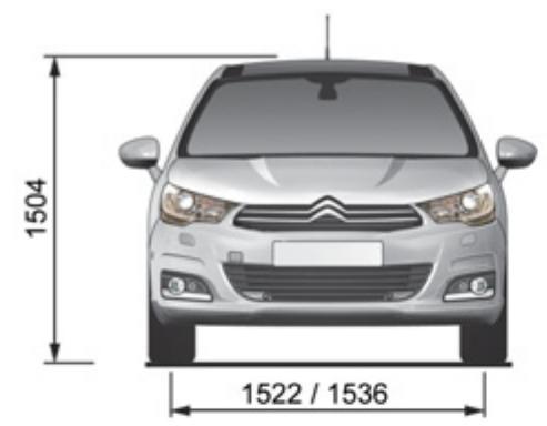 CITROEN C4 2 2011 - CARACTÉRISTIQUES TECHNIQUES - 1