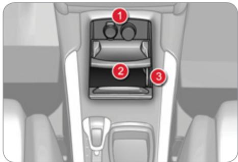 CITROEN C4 2 2011 - GRAND RANGEMENT MULTIFONCTIONNEL - 1