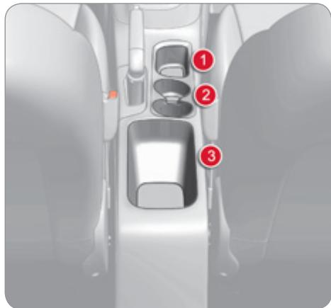 CITROEN C4 2 2011 - CONSOLE CENTRALE BASSE - 1