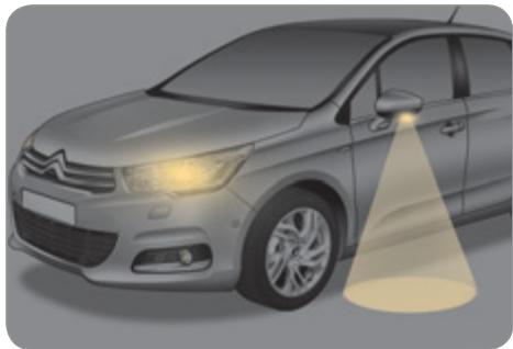 CITROEN C4 2 2011 - ÉCLAIRAGE D'ACCUEIL - 1