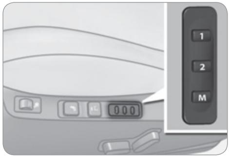 CITROEN C4 2 2011 - Mémorisation des positions de conduite - 1