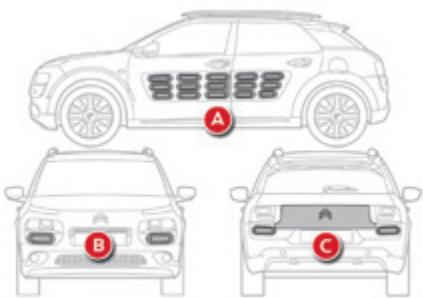 CITROEN C4 CACTUS 2014 - Protecions AIRBUMP® - 1