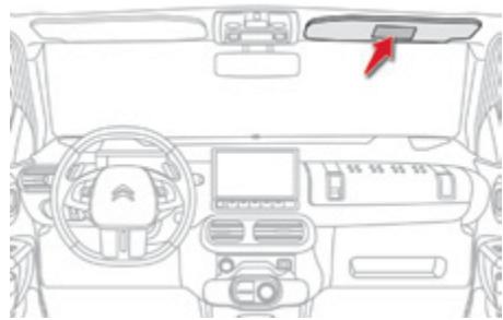 CITROEN C4 CACTUS 2014 - Désactivation de l'airbag frontal passager - 2