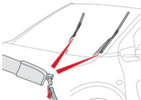 CITROEN C4 CACTUS 2014 - Avant démontage d'un balai avant - 2