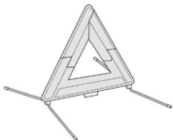 CITROEN C4 CACTUS 2014 - Triangle de présignalisation (Rangement) - 1