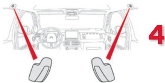 CITROEN C4 CACTUS 2014 - Crochets porte-vêtements - 1