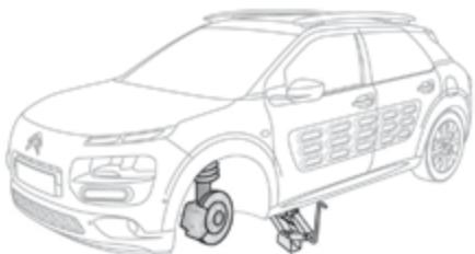 CITROEN C4 CACTUS 2014 - Montage de la roue - 1