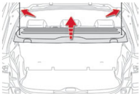 CITROEN C4 CACTUS 2014 - Tablette arrière - 1