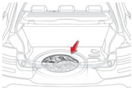 CITROEN C4 CACTUS 2014 - Accès à l'outillage - 1