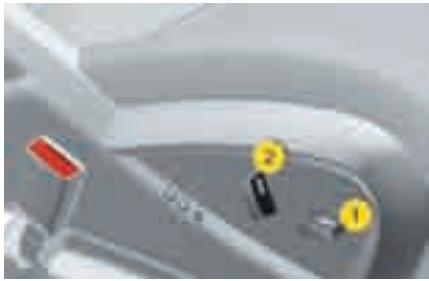 CITROEN C4 PICASSO 2009 - LES SIÉGES AVANT RéGLAGES ÉLECTRIQUES - 1