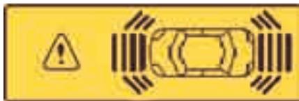 CITROEN C4 PICASSO 2009 - L'AIDE GRAPHIQUE ET SONORE AU STATIONNEMENT AVANT ET/OU ARRIÈRE - 1