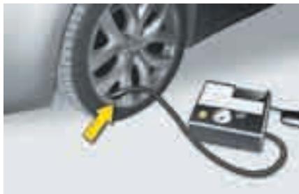 CITROEN C4 PICASSO 2009 - Utilisation du kit - 6