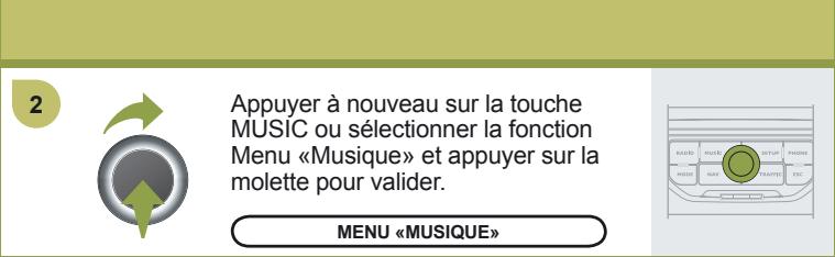 CITROEN C4 PICASSO 2009 - SELECTIONNER / ÉCOUTER LA MUSIQUE CD, CD MP3 / WMA, CARTE SD MP3 / WMA - 2