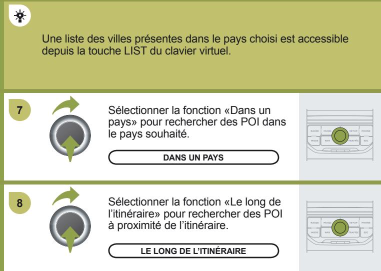 CITROEN C4 PICASSO 2009 - RECHERCHE DES POINTS D'INTÉRÊTS - 3