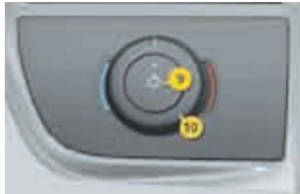 CITROEN C4 PICASSO 2009 - LE TABLEAU DE COMMANDE PASSAGER - 1