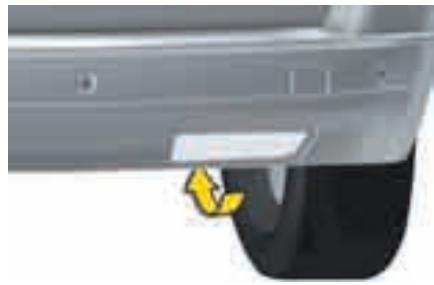 CITROEN C4 PICASSO 2009 - Changement du feu antibrouillard (P21 W) - 1