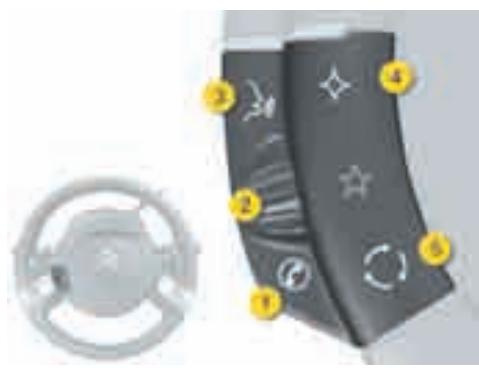 CITROEN C4 PICASSO 2009 - Commandes des fonctions optionnelles - 1