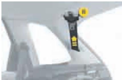CITROEN C4 PICASSO 2009 - Ceinture de sécurité arrêté centrale - 2
