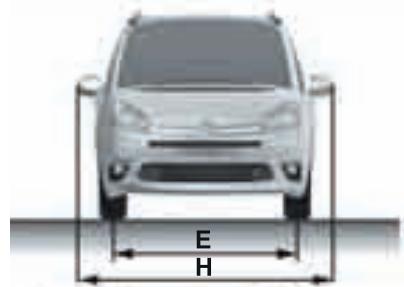 CITROEN C4 PICASSO 2009 - LES DIMENSIONS (EN MÉTRES) - 3