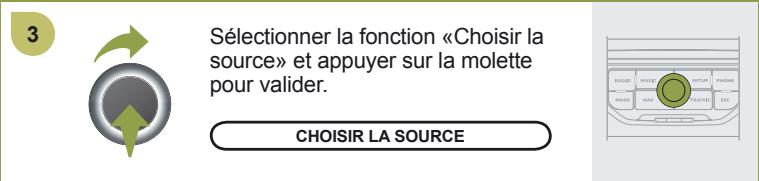 CITROEN C4 PICASSO 2009 - SELECTIONNER / ÉCOUTER LA MUSIQUE CD, CD MP3 / WMA, CARTE SD MP3 / WMA - 3