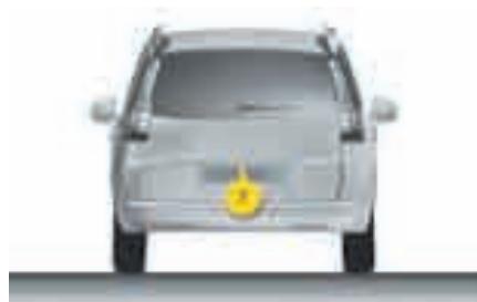CITROEN C4 PICASSO 2009 - Ouverture du hayon - 1