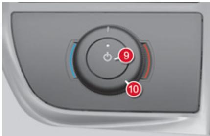 CITROEN C4 PICASSO 2010 - TABLEAU DE COMMANDES PASSAGER - 1