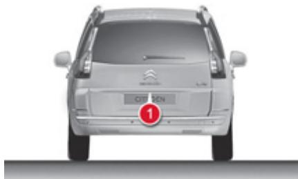 CITROEN C4 PICASSO 2010 - Ouverture du hayon - 1