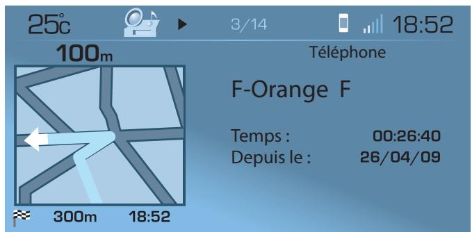 CITROEN C4 PICASSO 2010 - ÉCRAN ET MENU GÉNÉRAL - 1