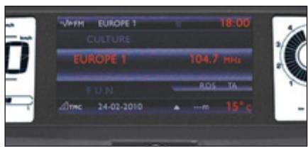 CITROEN C4 PICASSO 2010 - Écran couleur MyWay ou NaviDrive - 1