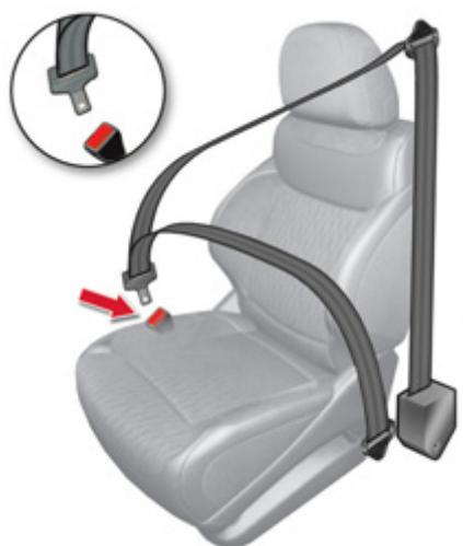 CITROEN C4 PICASSO 2010 - CEINTURES DE SECURITÉ - 1