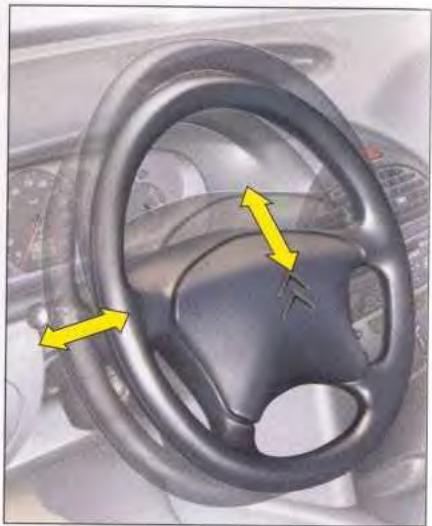 CITROEN C5 1 - RÉGLAGE DU VOLANT - 2