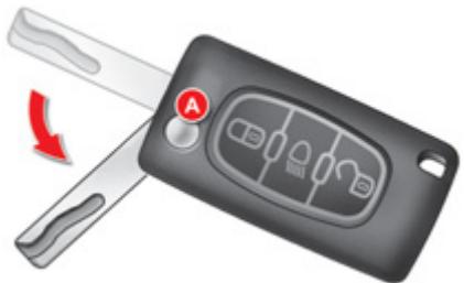 CITROEN C5 2 2010 - Repliage de la clé - 1