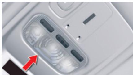 CITROEN C5 2 2010 - Changement des lampes intérieures - 1