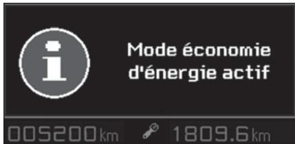 CITROEN C5 2 2010 - Mode économie d'énergie - 1