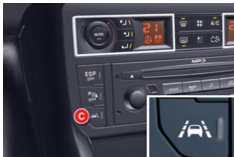 CITROEN C5 2 2010 - Alerte de franchissement involontaire de ligne - 1
