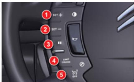 CITROEN C5 2 2010 - Commandes au volant - 1