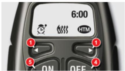 CITROEN C5 2 2010 - Programmation du chauffage - 1