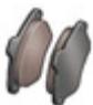 CITROEN C5 2 2010 - Plaquettes de freins - 1