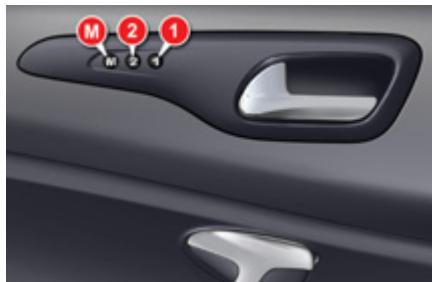 CITROEN C5 2 2010 - Mémorisation des positions de conduite - 1