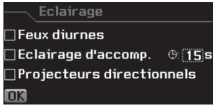 CITROEN C5 2 2010 - Menu «Paramètres véhicule» - 1