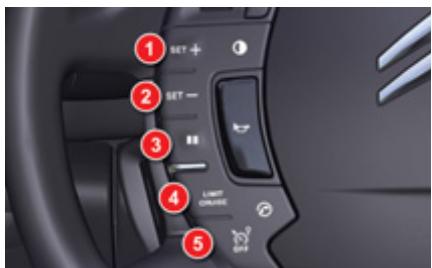 CITROEN C5 2 2010 - Commandes au volant - 1