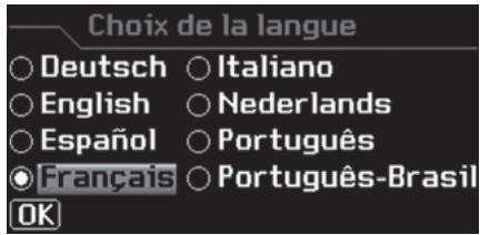 CITROEN C5 2 2010 - Menu «Choix des unités» - 1