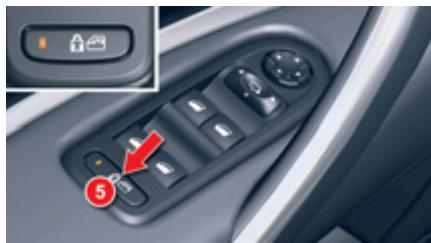 CITROEN C5 2 2010 - Neutralisation des commandes de lève-vitres et de portes arrière - 1