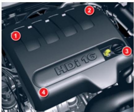 CITROEN C5 2 2010 - Cache de protection - 1